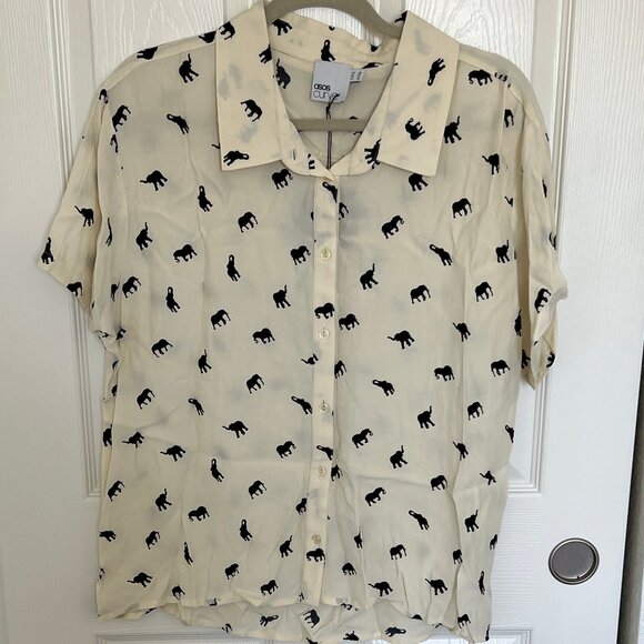 ASOS Curve Elephant Shirt - Picture 1 of 4
